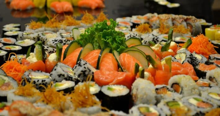 frische sushi platte Saarbrücken